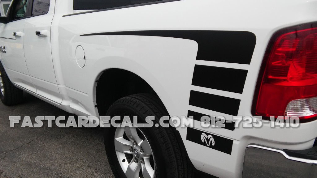 Dodge Ram Truck Vinyl Graphics, Ram Stripes, Ram Decals 2009-2018